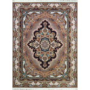 خرید                     فرش ماشینی کد afrand_7761 زمینه شکلاتی