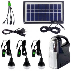 خرید                     سیستم روشنایی خورشیدی جی دی لایت مدل GD7