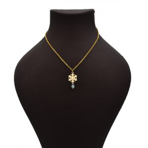 خرید                     گردنبند طلا 18 عیار زنانه آرشا گالری طرح برف کد 428A2487