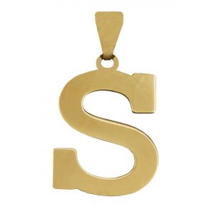 خرید آویز گردنبند طلا 18 عیار زنانه آرشا گالری طرح S کد 457A2589