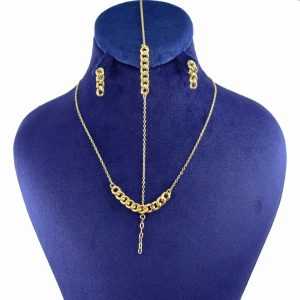خرید                     نیم ست طلا 18 عیار زنانه کانیار گالری کد NK21
