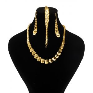 خرید                     نیم ست طلا 18 عیار زنانه کد N103