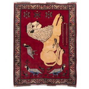 خرید                     گبه دستباف ذرع و نیم سی پرشیا کد 179097