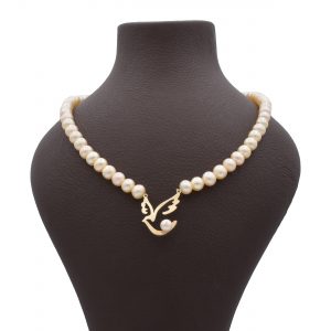 خرید                     گردنبند طلا 18 عیار زنانه آمانژ طرح پرستو کد 896D3386