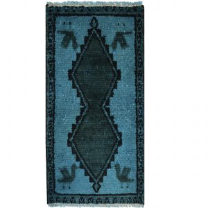 خرید فرش دستبافت رنگ شده نیم متری کد 13952