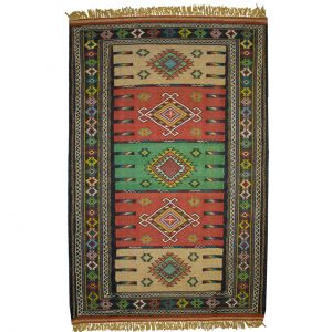 خرید گلیم دستبافت دو متری کد 980718