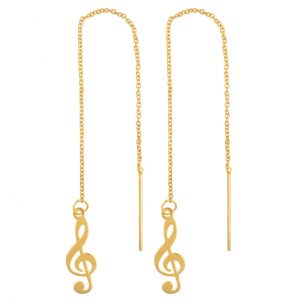 خرید                     گوشواره طلا 18 عیار ماهک مدل ME0562