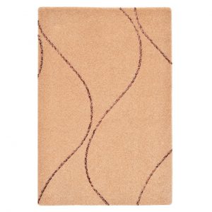 خرید موکت ظریف مصور طرح کارون زمینه شکلاتی کد 9522