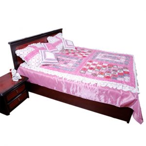 خرید سرویس خواب ثمین مدل Pink Roze دو نفره 4 تکه