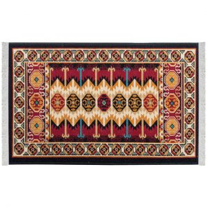 خرید                     گلیم ماشینی کویر طرح سوپر گلیم مدل MT-KP508