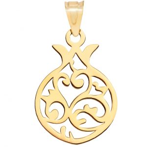 خرید آویز گردنبند طلا 18عیار آریاگلد مدل R172