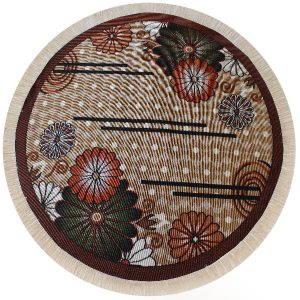 خرید                     گلیم ماشینی نارسیس طرح گرد کد 4739