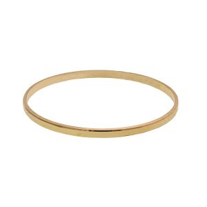 خرید                     النگو طلا 18 عیار گالری گل سرخ مدل AN6007