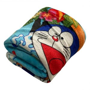 خرید پتو مسافرتی طرح عروسکی مدل I14 سایز 160x220 سانتی متر
