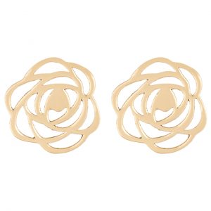 خرید                     گوشواره طلا 18 عیار رزا مدل EG19