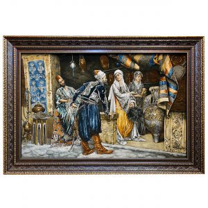 خرید                     تابلو فرش ماشینی شبیر مدل PB11-6635