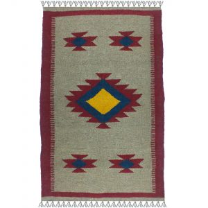 خرید                     گلیم دستبافت یک متری آریا راگز کد 1139