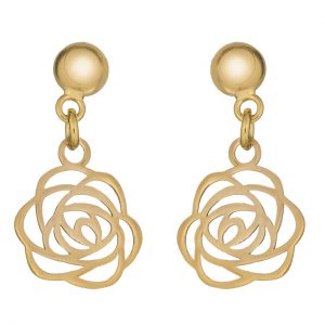 خرید                     گوشواره طلا 18 عیار رزا مدل EG103