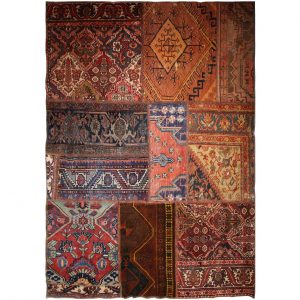 خرید                     کلاژ فرش سه و نیم متری فرش هریس کد 100342
