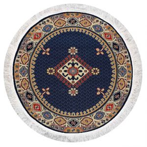 خرید                     گلیم ماشینی ستاره كوير يزد مدل G-43