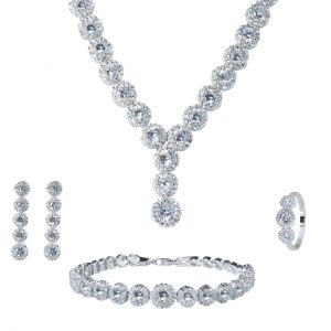 خرید ست نقره زنانه اقلیمه کد SN264-8
