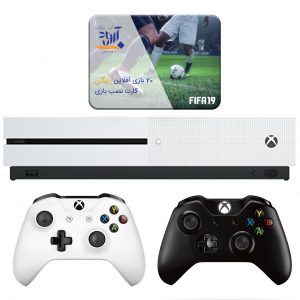 خرید                     مجموعه کنسول بازی مایکروسافت مدل Xbox One S ظرفیت 1 ترابایت به همراه ۲۰ عدد بازی