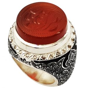 خرید                     انگشتر نقره مردانه گالری احد کد 4633
