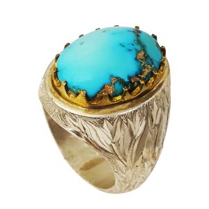 خرید                     انگشتر نقره مردانه گالری احد کد 4717