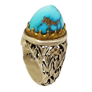 خرید                     انگشتر نقره مردانه گالری احد کد 4723