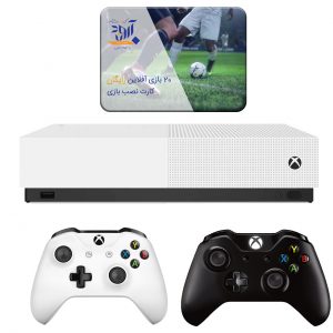 خرید مجموعه کنسول بازی مایکروسافت مدل Xbox One S All Digital ظرفیت 1 ترابایت به همراه ۲۰ عدد بازی