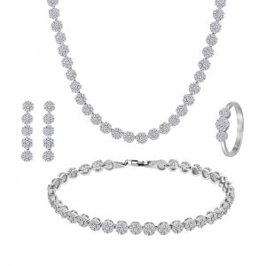 خرید                     ست نقره زنانه اقلیمه کد SN263-7