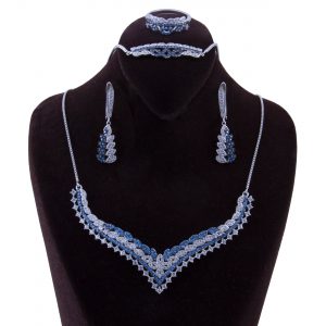 خرید                       نیم ست نقره زنانه بازرگانی میلادی کد NTR_040
