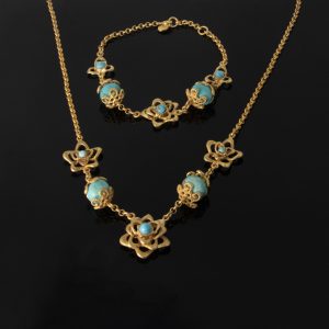 خرید نیم ست نقره زنانه کد 67012