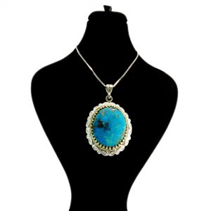 خرید گردنبند نقره زنانه کد AV117
