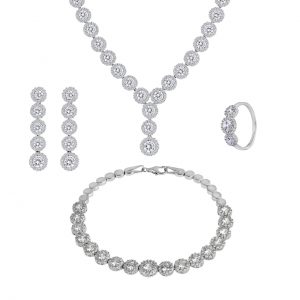 خرید ست نقره زنانه اقلیمه کد SN264-7