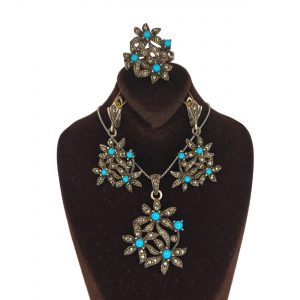 خرید نیم ست نقره زنانه سلین کالا مدل ce-nc17