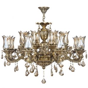 خرید لوستر 16 شعله چشمه نور مدل M3412/8+8-A