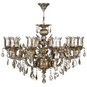 خرید                     لوستر 10 شعله چشمه نور مدل M3414-5-5-A