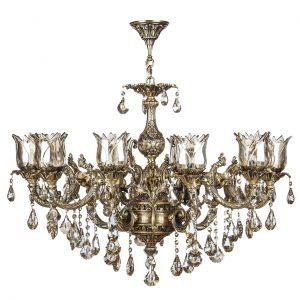 خرید                     لوستر 10 شعله چشمه نور مدل M3577-5-5-A