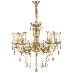 خرید لوستر چشمه نور 6 شعله کدC2768/6