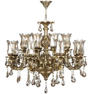خرید لوستر 16 شعله چشمه نور مدل M3415-8-8-A