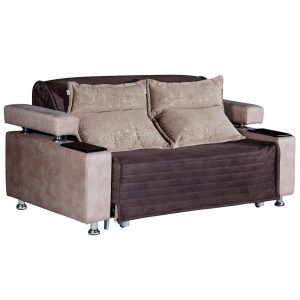 خرید                     مبل تخت شو دو نفره چشمه نور مدل MA-503-140-BR-CR