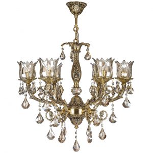خرید                     لوستر شش شعله چشمه نور کد C2981.6-BO