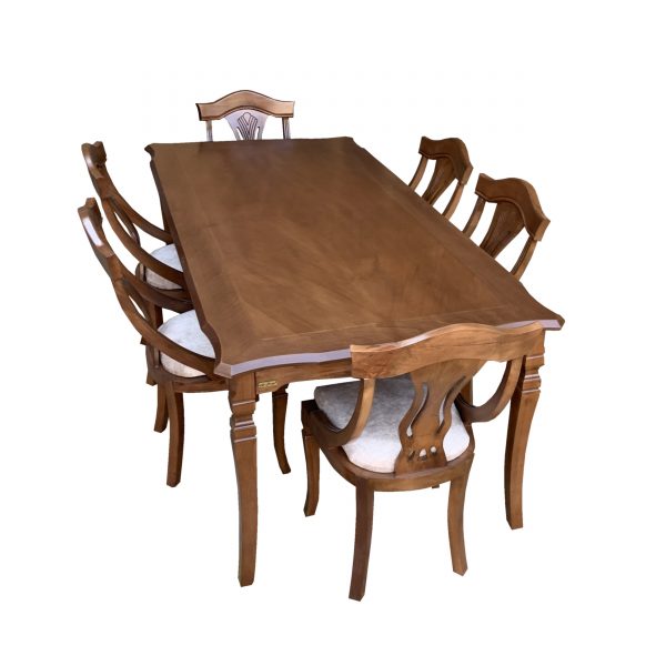 خرید                     میز و صندلی ناهار خوری اسپرسان چوب کد Sm61