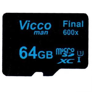 خرید                     کارت حافظه microSDXC ویکومن مدل Final 600x کلاس 10 استاندارد UHS-I U3 سرعت90MBps ظرفیت 64 گیگابایت