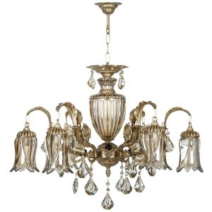 خرید لوستر 12 شعله چشمه نور مدل C2186.6+6-A