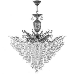 خرید لوستر چشمه نور 18 شعله کدH6646/12C