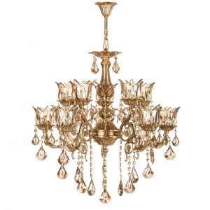 خرید                     لوستر 12 شعله چشمه نور کد C2925/6