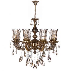 خرید لوستر چشمه نور 8 شعله کد C2537