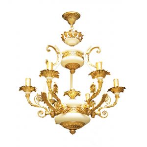 خرید لوستر 6 شعله لوسترسازان مدل برلیان کد L1391-6